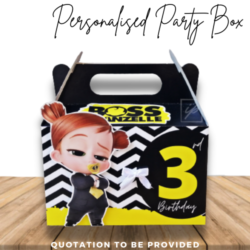 Personalised Party Boxes FROM